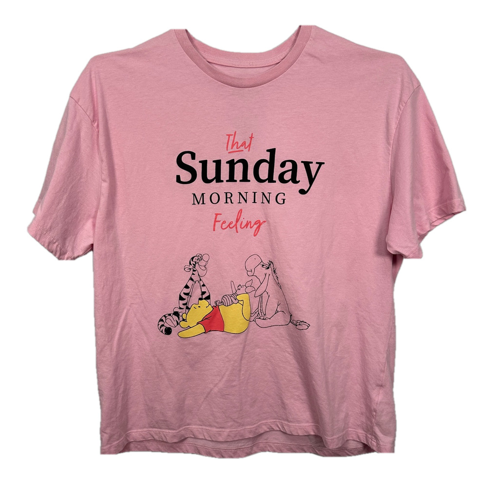 Disney Winnie the‎ Pooh Pink T-shirt Large